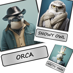 Arctic Animals Pack 2025  w wersji PDF - 67 stron A4