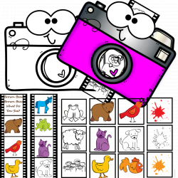 Brown Bear Camera + Cards  w wersji PDF