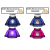 Clothes Pack (55 elementów+ sylwety) w 2 rozmiarach, w wersji PDF