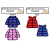 Clothes Pack (55 elementów+ sylwety) w 2 rozmiarach, w wersji PDF