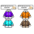 Clothes Pack (55 elementów+ sylwety) w 2 rozmiarach, w wersji PDF