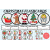 Christmas flashcards - 24 flashcards wraz z podpisami w trzech rozmiarach w wersji PDF