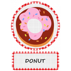 Picnic -  flashcards wraz z podpisami  w wersji PDF