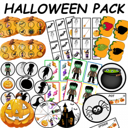 Halloween Pack 62 strony A4  w wersji PDF